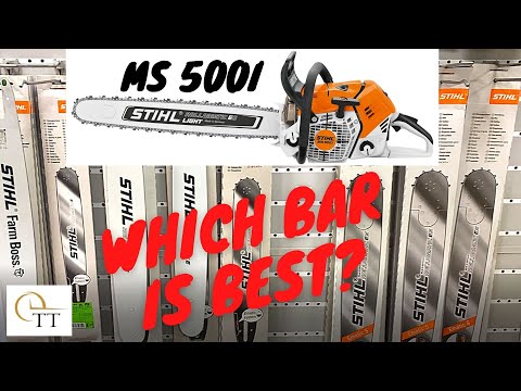 #40 Stihl MS 500i - Which Chainsaw Bar Length is Best for it