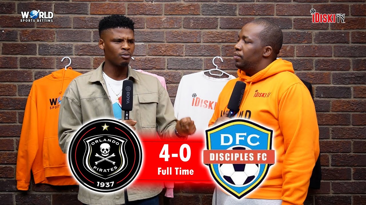 Attacking Midfielders Must Score Outside The Box | Orlando Pirates 4-0 Disciples | Lindo Pep