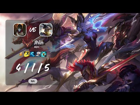 Jhin ADC vs Nilah - NA GrandMaster Patch 13.11