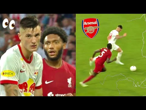 Benjamin Šeško vs Liverpool | ARSENAL TARGET | SUPER STRIKER ⭐️