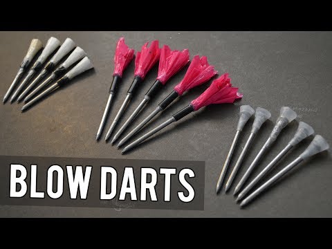 How to Make Blowgun/Airgun Darts.