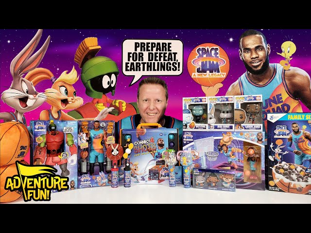 Vídeo relacionado con space jam New Legacy Tune Squad - Camiseta de Manga Corta para niños 4-20, Negro -, 8