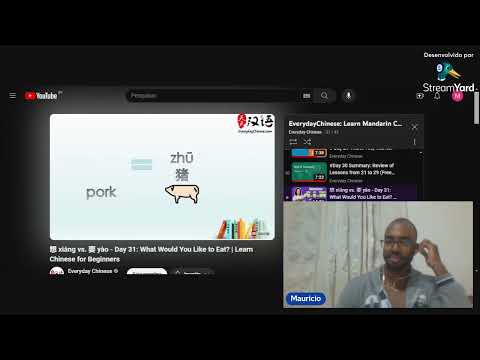 APRENDENDO MANDARIM DIA 33 | MAURICIO IDIOMA