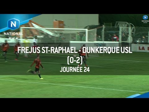J24 : EFC Fréjus St Raphaël - Dunkerque USL (0-2), le résumé