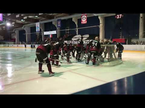 Entrée des Scorpions de Mulhouse vs Gap (Demi finale de la coupe de France)￼