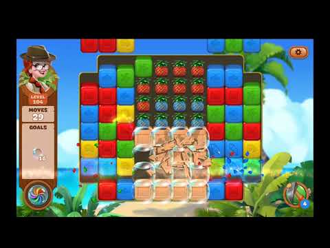 Lost Island Blast Adventure Level 104 NO BOOSTERS - A S GAMING