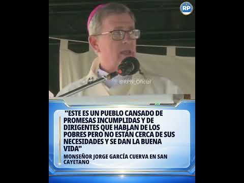 Monseñor Jorge García Cuerva en San Cayetano