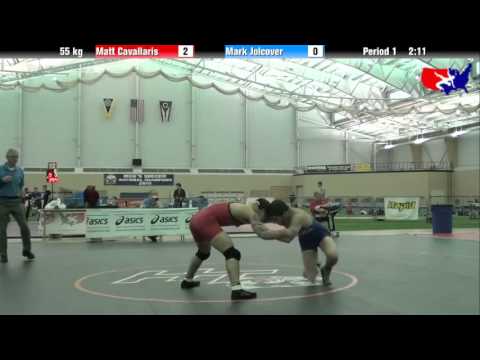 Matt Cavallaris vs. Mark Jolcover at 2013 ASICS University Nationals - FS