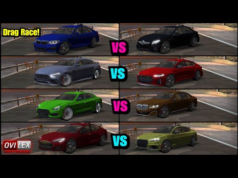 Real Driving Sim DRAG RACE! - Sedans/Saloons (Which Is The Fastest?)
