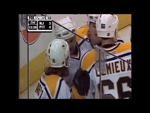 00/01 RS: NJ @ Pit Highlights - 2/10/01 (Kovalev Hat Trick)