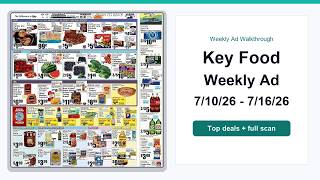 Key Food Weekly Ad (7/10/26 - 7/16/26) Top Deals