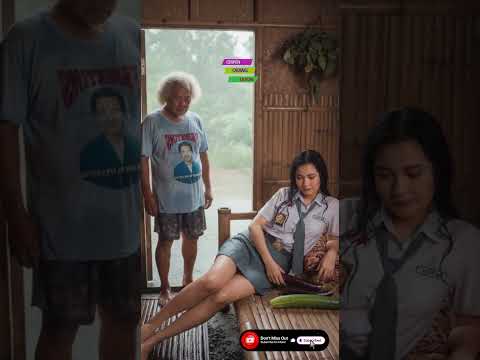 after she took the vegetables! heavy rain in village life #rainyday #fyp #heavyrain