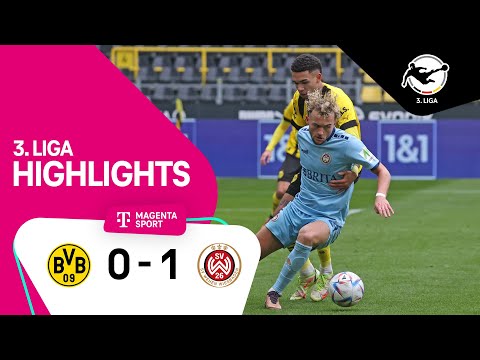 Borussia Dortmund II - SV Wehen Wiesbaden | Highlights 3. Liga 22/23