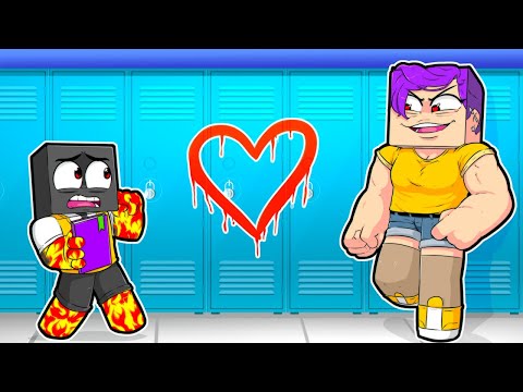 A Valentona da Escola Se Apaixonou por mim no Minecraft!