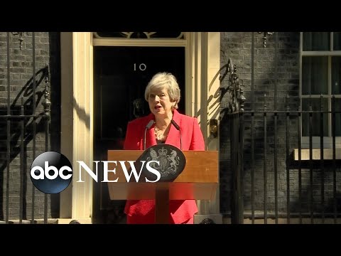 UK Prime Minister Theresa May resigns