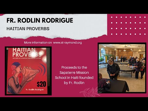 Fr Rodlin - Haitian Proverbs