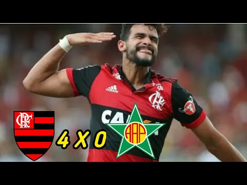 FLAMENGO 4 X 0 PORTUGUESA(RJ) - CARIOCA - GOLS DA PARTIDA.