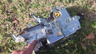 ford transit 2011 mk7 sliding door lock fix repair disassembly