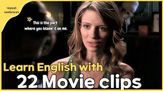 How to practice English Speaking shadowing with Movie scenes!