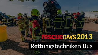 preview picture of video 'rescueDAYS 2013 Geldern: Station Rettungstechniken beim Bus'
