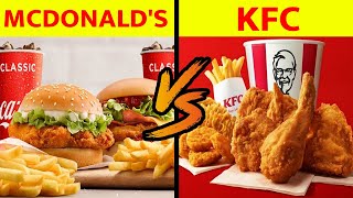 Mcdonald's Vs KFC Comparison  in Hindi | Mcdonalds vs KFC - Wonder Facts Hindi