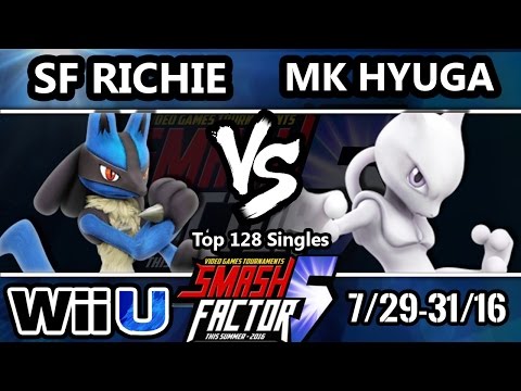SF5 Smash 4 - SF | Richie (Lucario) Vs.  MK | Hyuga (Mewtwo, Metaknight) SSB4 Top 128 - Smash Wii U