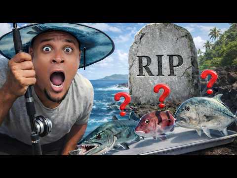 Défi pêche : pas de gros poisson = pas de cuisine ?! 😳 La mer m’a surpris…