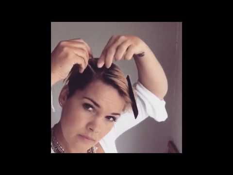 Dutch Braids on an undercut pixie | tutorial for very short hair