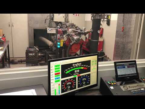 My 340 on the dyno at Nicks Garage -