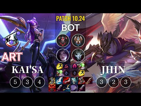 RJ Art Kai'Sa vs Jhin Bot - KR Patch 10.24