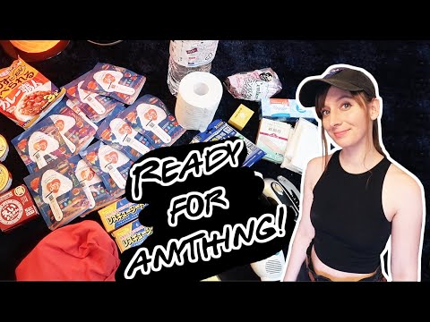My Earthquake Kit! + New Fridge and Cooking