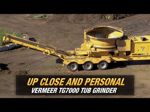 Walkaround of the TG7000 tub grinder | Vermeer