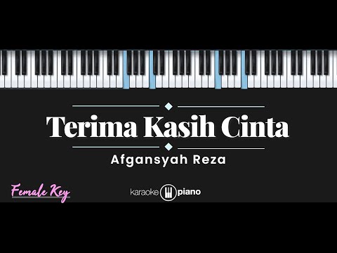 Terima Kasih Cinta - Afgan (KARAOKE PIANO - FEMALE KEY)