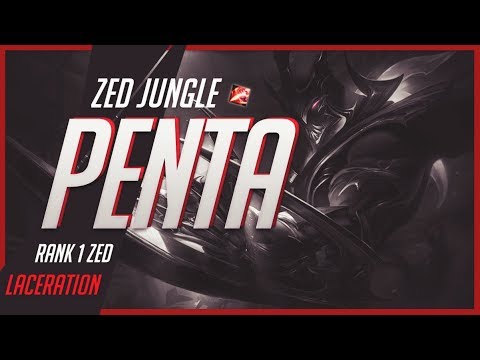 Rank 1 Zed Shows off New Jungle Changes in Challenger | Laceration