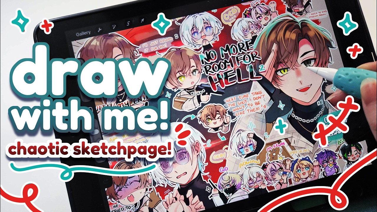 Chaotic Sketchpage! Draw With Me! |
