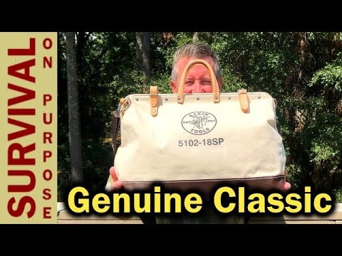 Klein Deluxe Canvas Tool Bag - Rock Solid Value Since 1857