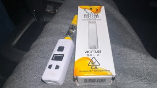 TRYING A REAL IMPERIAL EXTRACTS CART! IMPERIAL EXTRACTS ZKITTLEZ CARTRIDGE | OFF THE RADAR REVIEWS