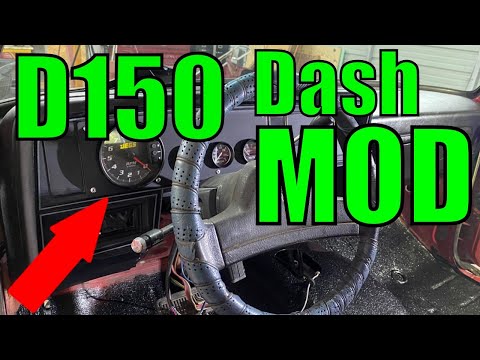 BUDGET Way To Install Aftermarket Gauges on a Factory Dodge D150 Dash