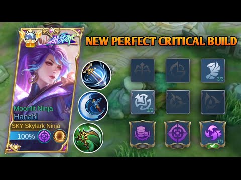 TRY THIS HANABI NEW CRITICAL BUILD!🔥 HANABI NEW BUILD 2023 FOR RANK PUSH | MLBB