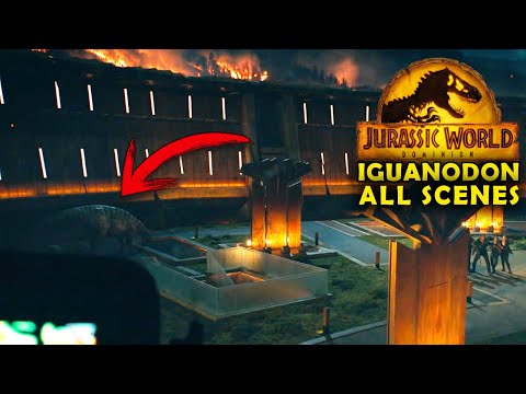 ALL IGUANODON SCENES IN JURASSIC WORLD DOMINION! - 4K