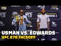 UFC 278: Kamaru Usman vs. Leon Edwards 2 Staredown - MMA Fighting