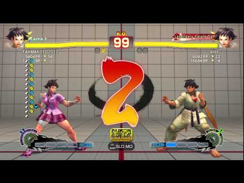 SSF4 AE Ver. 2012: FAXgimoto [Makoto] vs. elist [Makoto] - PSN Ranked Match