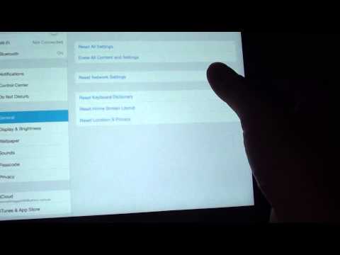 iPad Air: How to Reset Keyboard Dictionary
