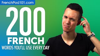 200 French Words You'll Use Every Day - Basic Vocabulary #60