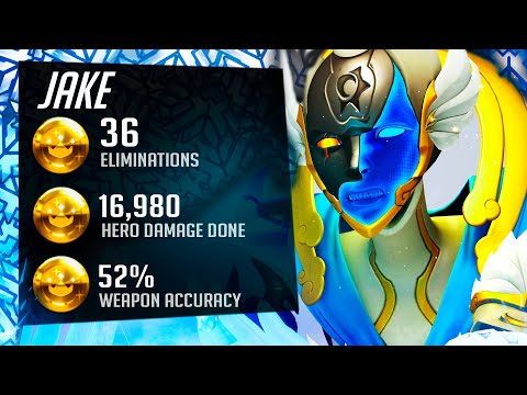 Jake Pro Echo and McCree (Cassidy)! 36 elims! [ Overwatch Season 32 Top 500 ]