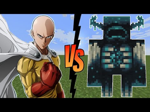 WARDEN VS SAITAMA IN MINECRAFT