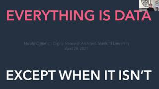 Part Three: Everything is data except when it's not: AI, the library, and digital research practices