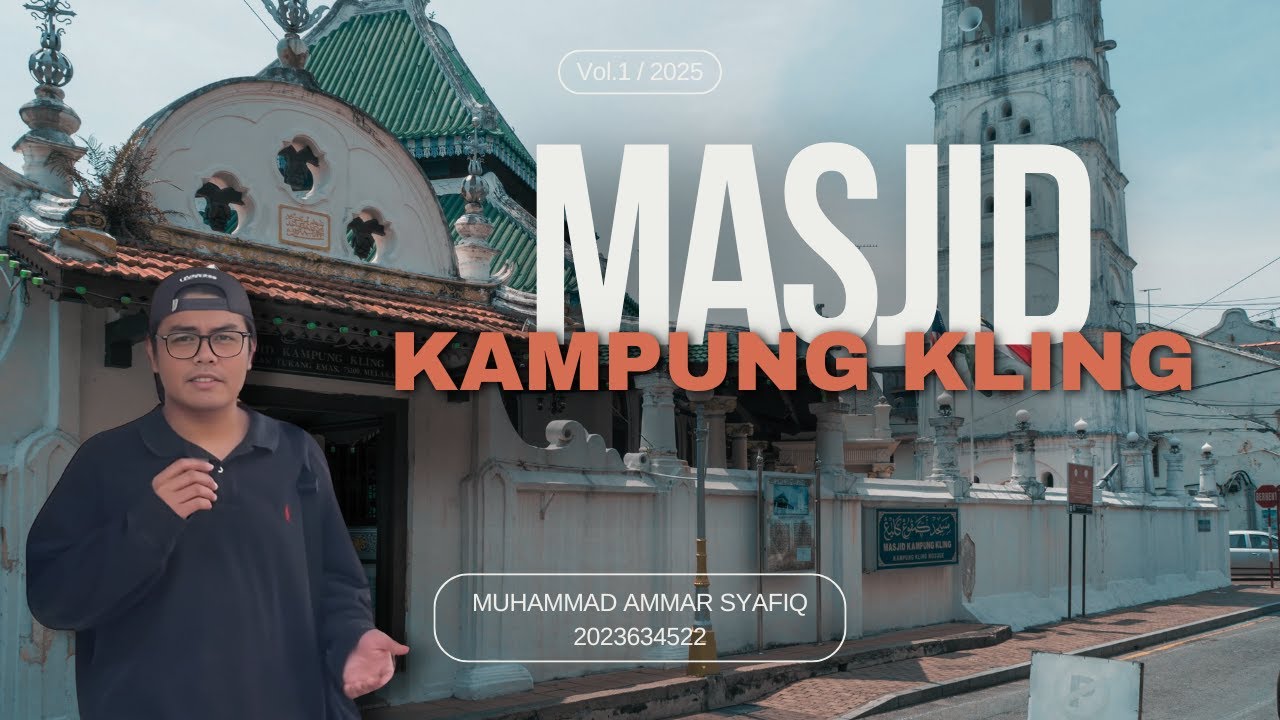 Explore the historic beauty of Kampung Kling Mosque in Melaka!