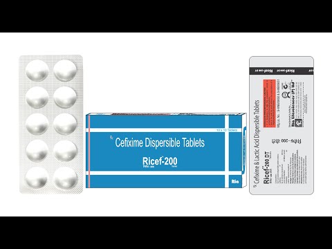 Cefixime 200mg- dispersible tab