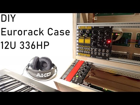 DIY 12U Eurorack Case - Episode 1: Design and start of the build